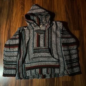 Multi colored poncho never worn